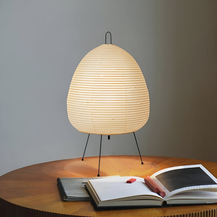 Stornfield | ZenLoom – Luxury Table Lamp with Japanese Wabi-Sabi Design for Soft Light