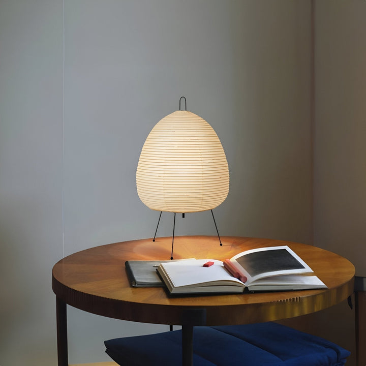 Stornfield | ZenLoom – Luxury Table Lamp with Japanese Wabi-Sabi Design for Soft Light