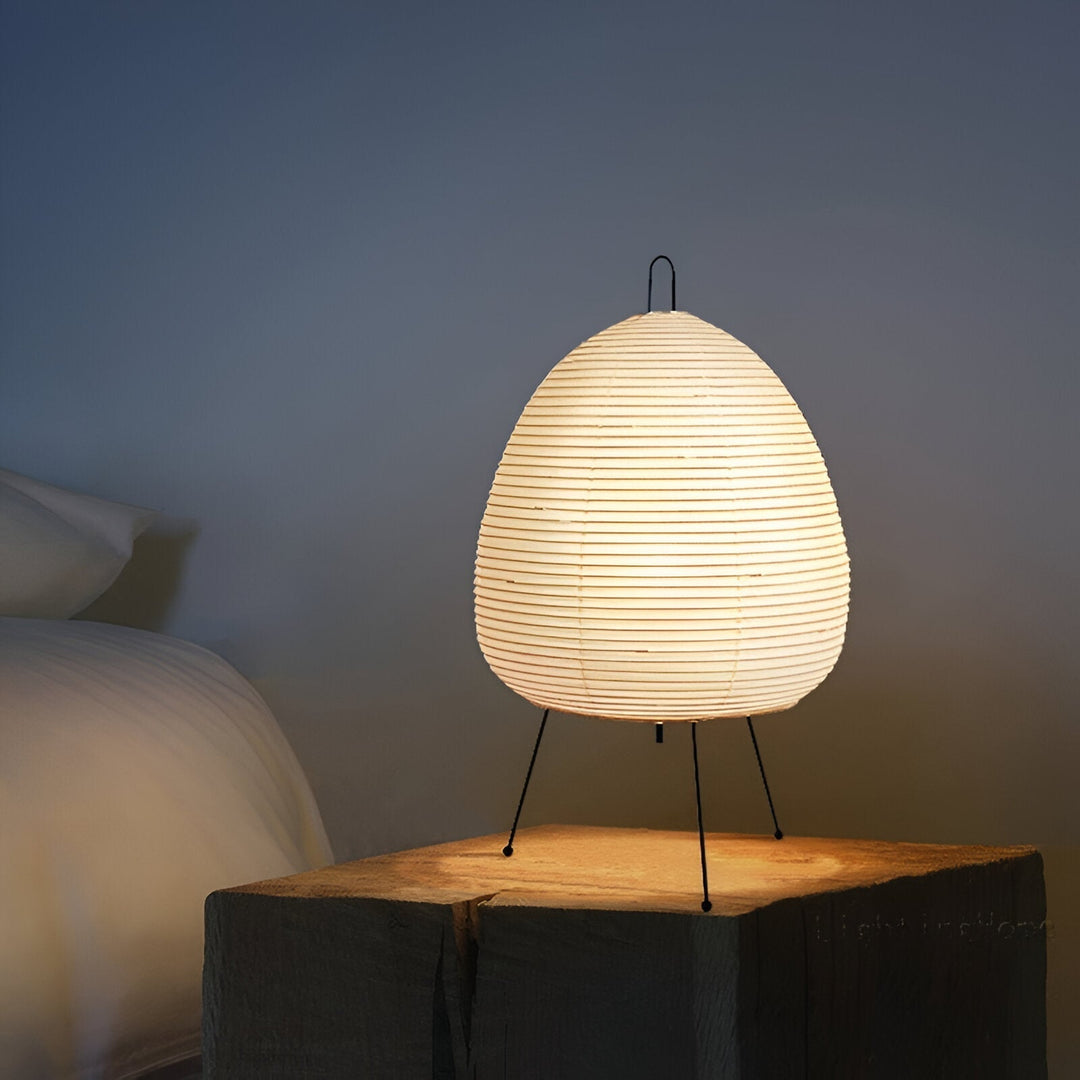 Stornfield | ZenLoom – Luxury Table Lamp with Japanese Wabi-Sabi Design for Soft Light