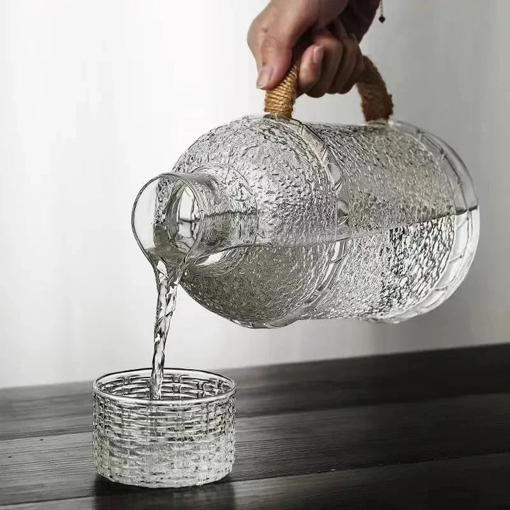 Japanese Style Thickened Glass Water Pitcher Household Water Pitcher | Stornfield