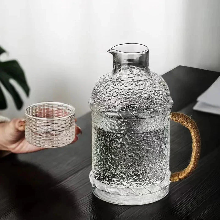 Japanese Style Thickened Glass Water Pitcher Household Water Pitcher | Stornfield