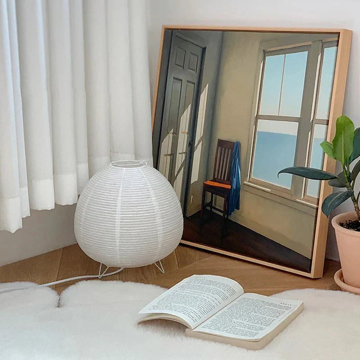 Stornfield | ZenGlow – Elegant Wabi Sabi Table Lamp for a Calming Interior