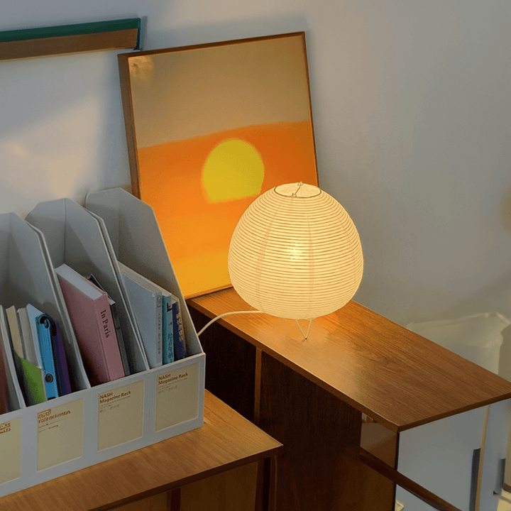 Stornfield | ZenGlow – Elegant Wabi Sabi Table Lamp for a Calming Interior