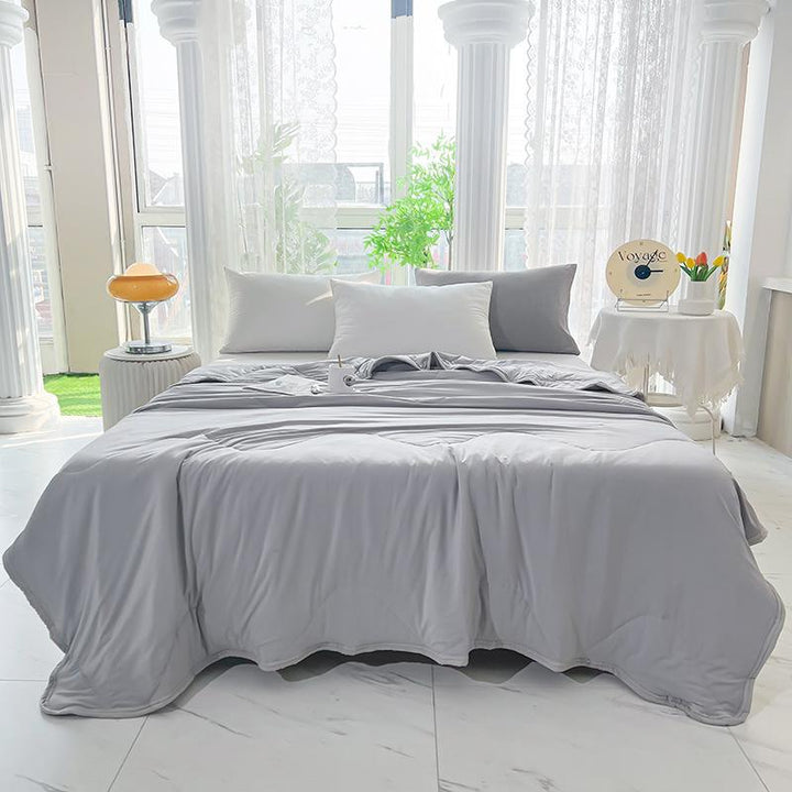 Cooling Ice Silk Summer Comforter machine washable | Stornfield