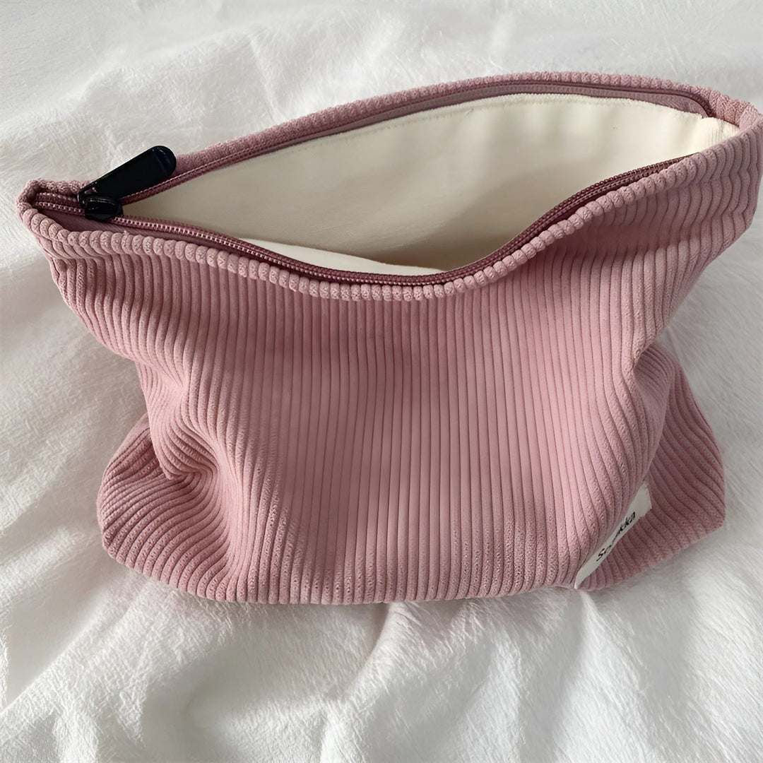 CorduroyGlam Bag - Cord Spacious Organizer Bag for Cosmetics | Stornfield
