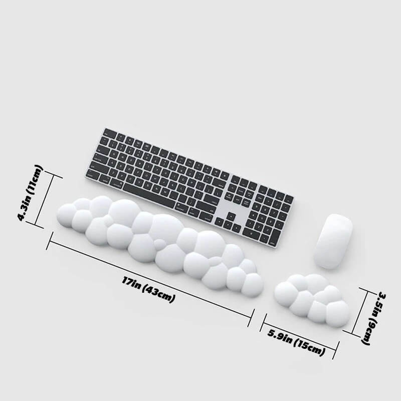 Stornfield | Cloud-shaped Wrist Rest for Keyboard and Mouse