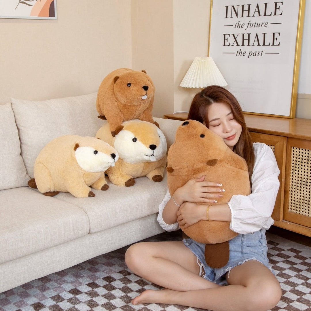 Stornfield | Billy & Willy the Fluffy Brown Beaver Plushie