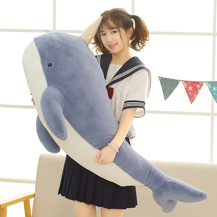 Stornfield | Giant Blue Pink Narwhal Plushies