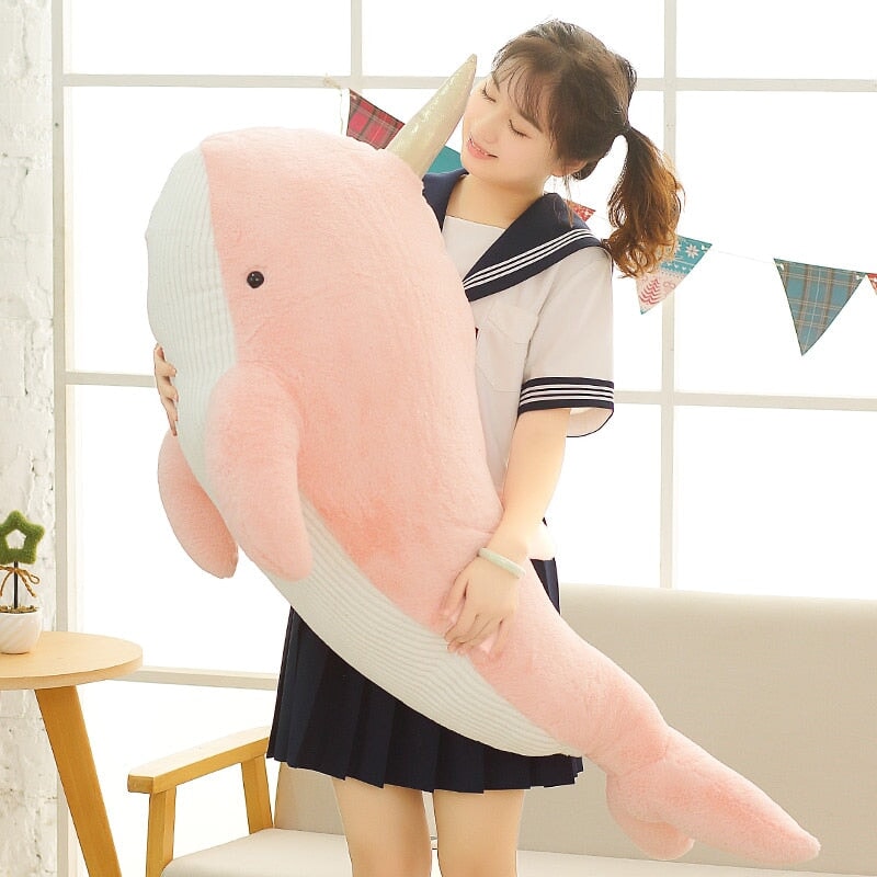 Stornfield | Giant Blue Pink Narwhal Plushies