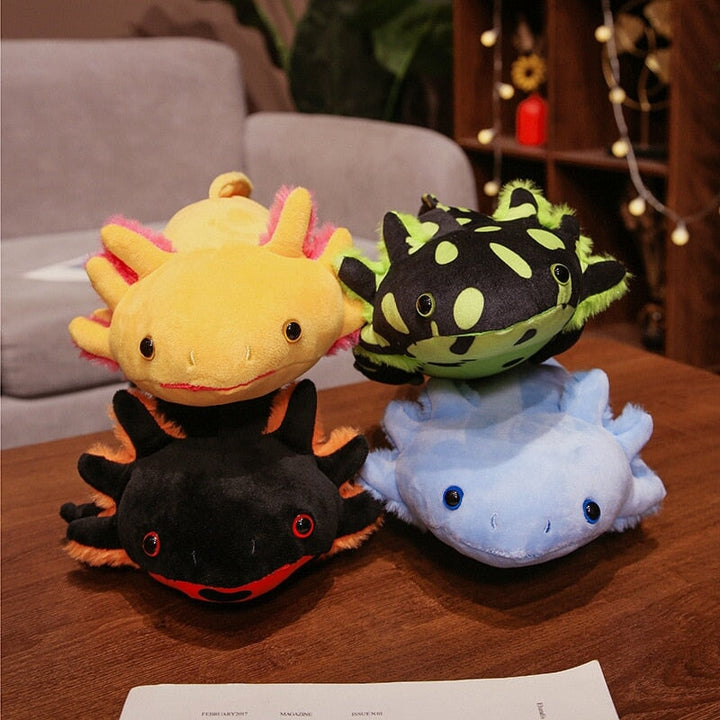 Stornfield | Kawaii Colorful Likelike Axolotl Plushie Family