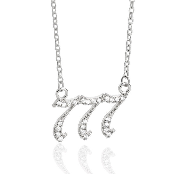Stornfield | English Number Zircon Necklace – Seraphina