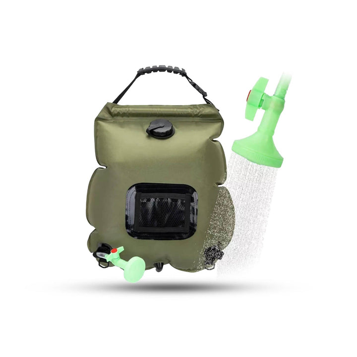 ZonFlow Foldable Outdoor Shower Bag – 20L Solar Heating | Stornfield