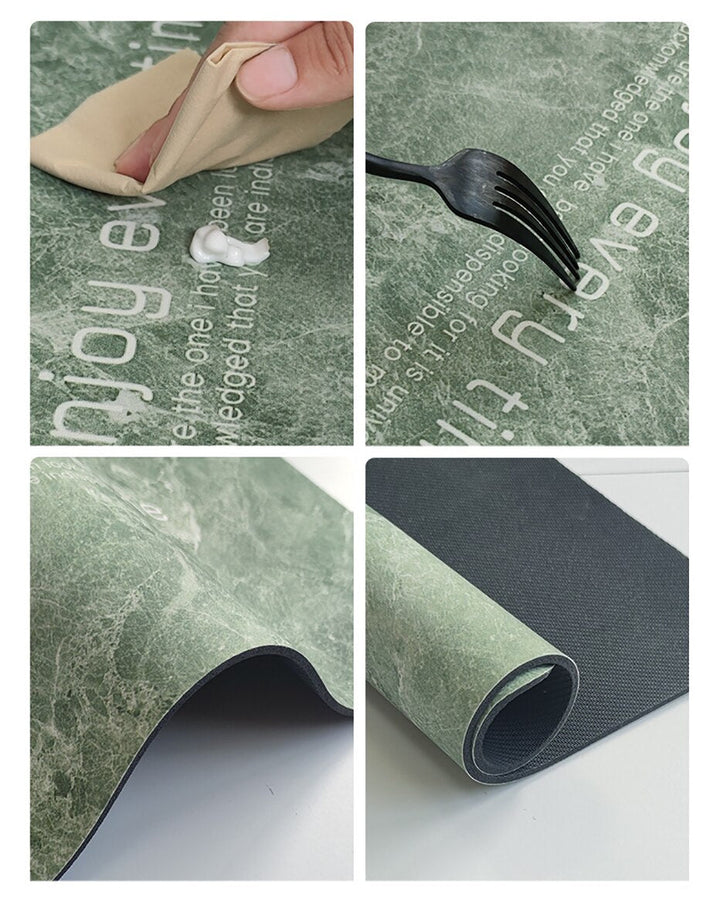 Kitchen Countertop Drainer Mat Slide Pad Water Absorbent Drying Mat | Stornfield