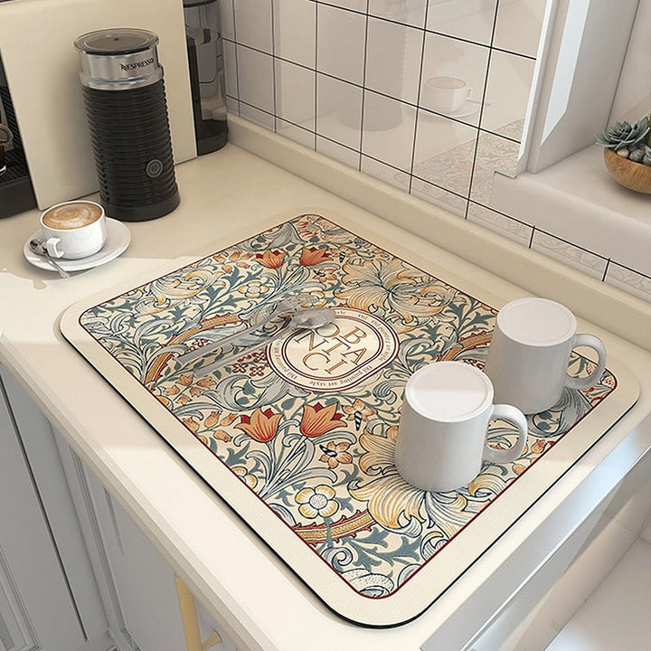 Kitchen Drain Pad Dish Drying Mat Rugs Non-slip Kitchen Sink Mat | Stornfield