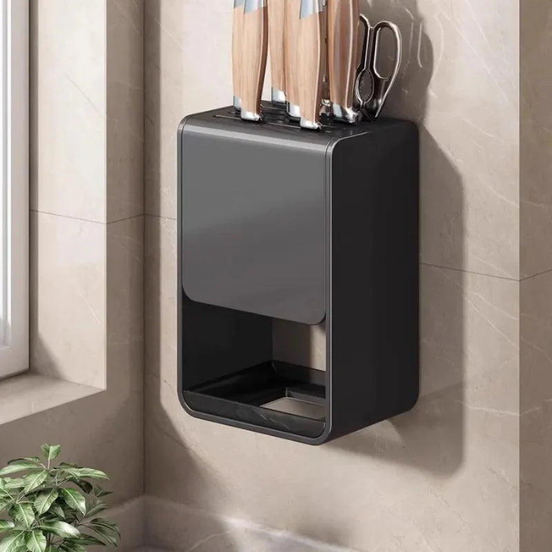 Kitchen Knife Holder Multifunctional No-Drill Household Storage Rack | Stornfield