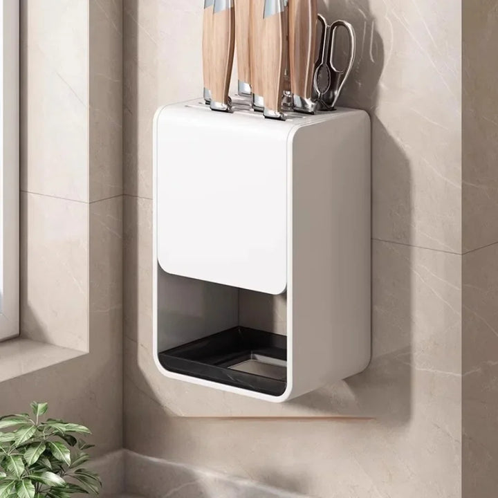 Kitchen Knife Holder Multifunctional No-Drill Household Storage Rack | Stornfield