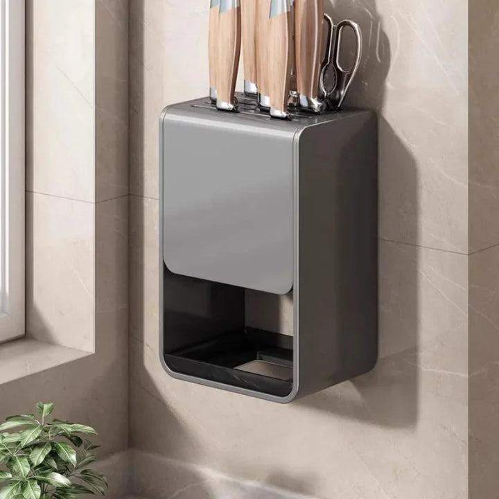 Kitchen Knife Holder Multifunctional No-Drill Household Storage Rack | Stornfield