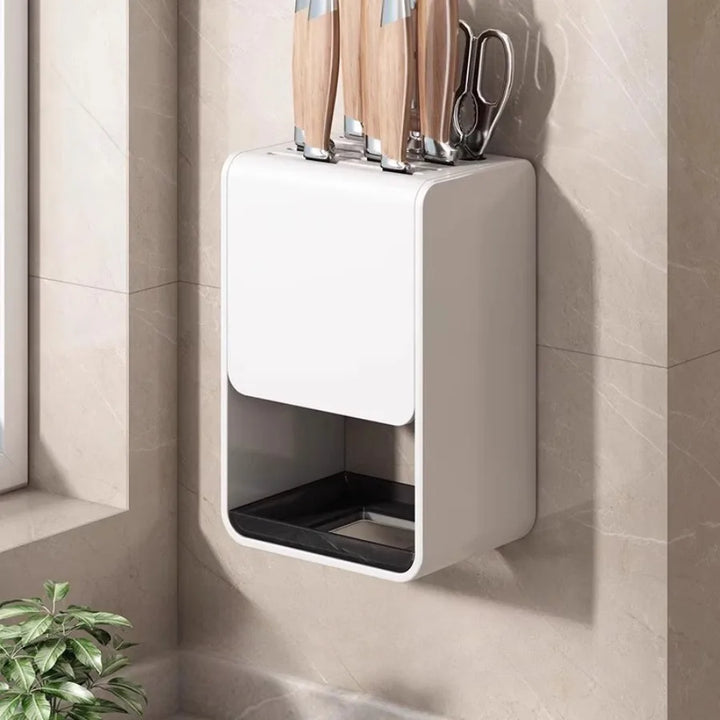 Kitchen Knife Holder Multifunctional No-Drill Household Storage Rack | Stornfield