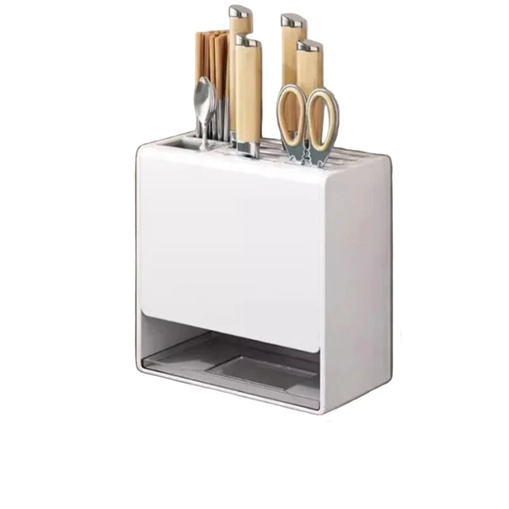 Kitchen Knife Holder Multifunctional No-Drill Household Storage Rack | Stornfield