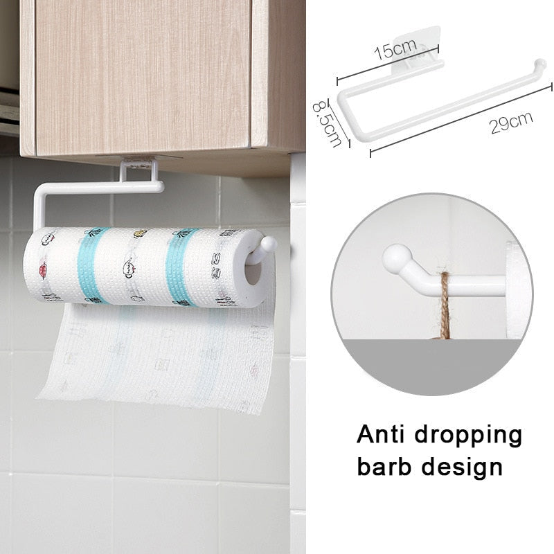 Kitchen Paper Roll Holder Towel Hanger Rack Bar Toilet Paper Holders | Stornfield