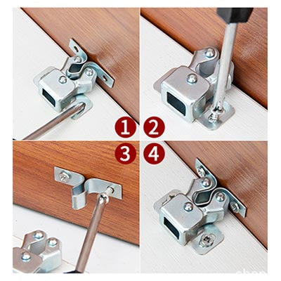 Classic cabinet door lock made of stainless steel | Stornfield