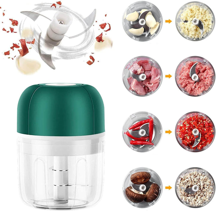 ChopEase Electric Garlic Press – USB rechargeaStornfielde – Compact & Powerful – 250ml | Stornfield