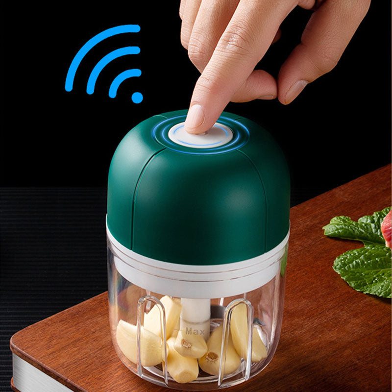 ChopEase Electric Garlic Press – USB Rechargeable – Compact & Powerful – 250ml | Stornfield