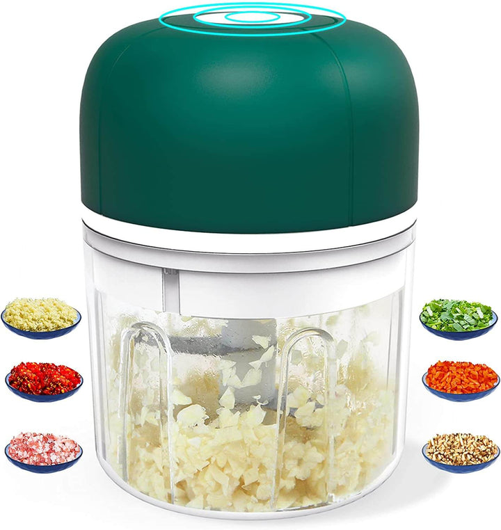 ChopEase Electric Garlic Press – USB Rechargeable – Compact & Powerful – 250ml | Stornfield
