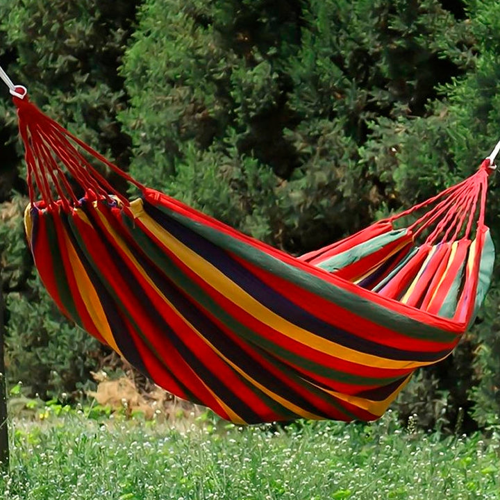 Hammock - by Camping Hammock (red striped) | Stornfield