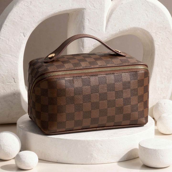 Cosmetic bag Make-up Organizer with compartments | Stornfield