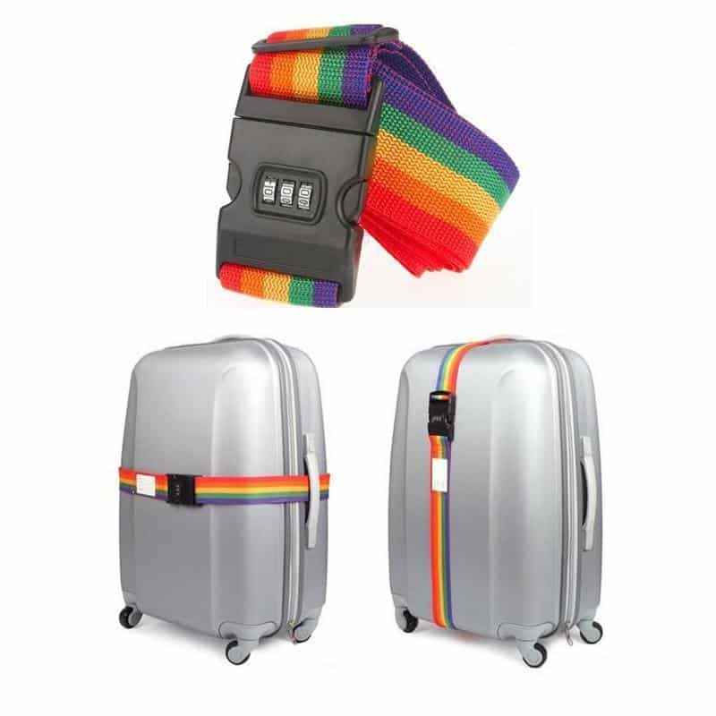 Colorful luggage belt with or without combination lock | Stornfield