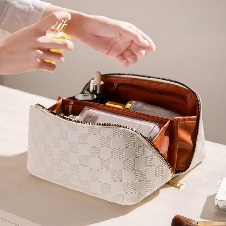 Cosmetic bag Make-up Organizer with compartments | Stornfield