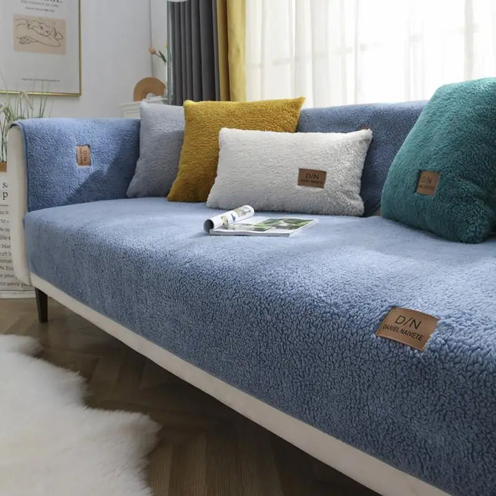Stornfield | Thick, Waterproof, Non-Slip Sherpa Fleece Sofa Cover