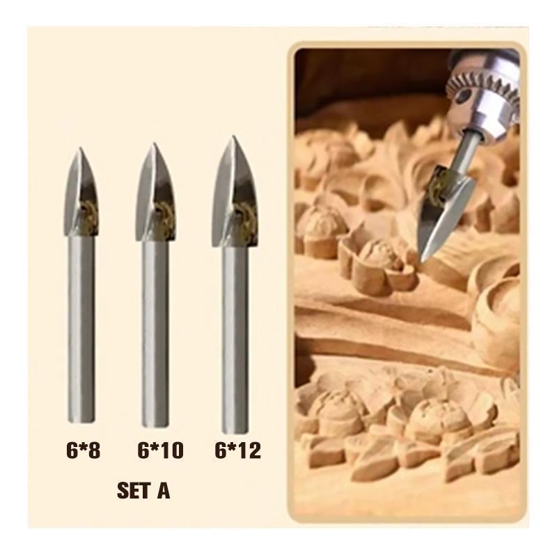 Wood carving drill bit set | Stornfield
