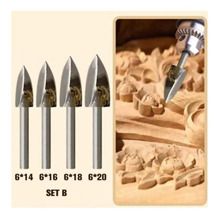 Wood carving drill bit set | Stornfield
