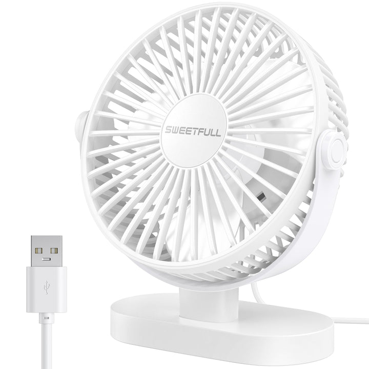 6.5 Inch USB Small Desk Fan for Home Office Car Outdoor Travel | Stornfield