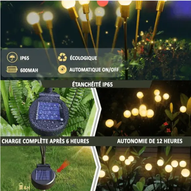 Stornfield | The magic of the solar lantern with firefly effect