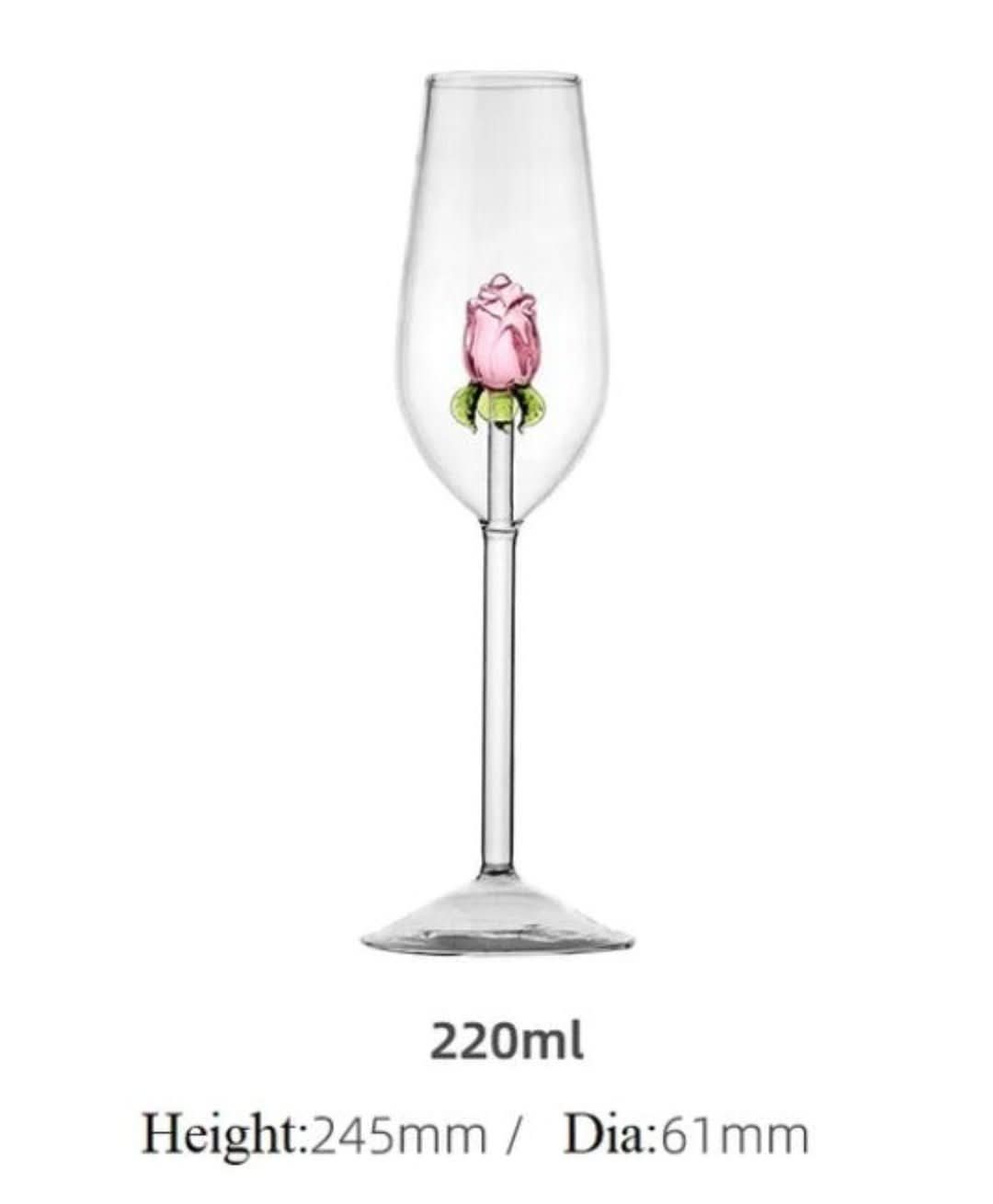 Stornfield | La Vie En Rose | Champagne Flute - Handmade
