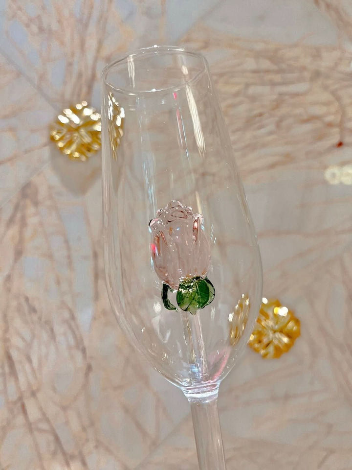 Stornfield | La Vie En Rose | Champagne Flute - Handmade
