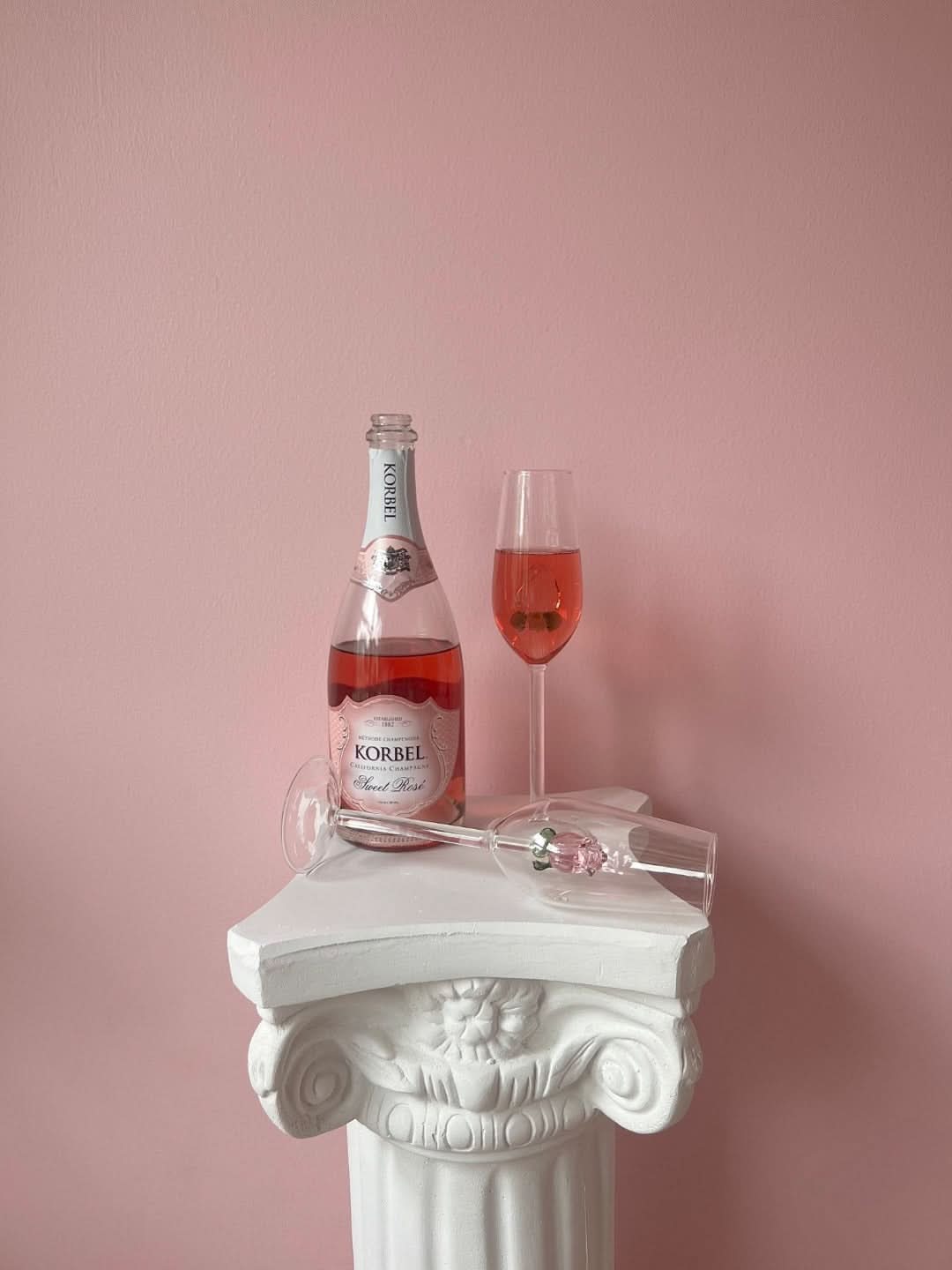 Stornfield | La Vie En Rose | Champagne Flute - Handmade