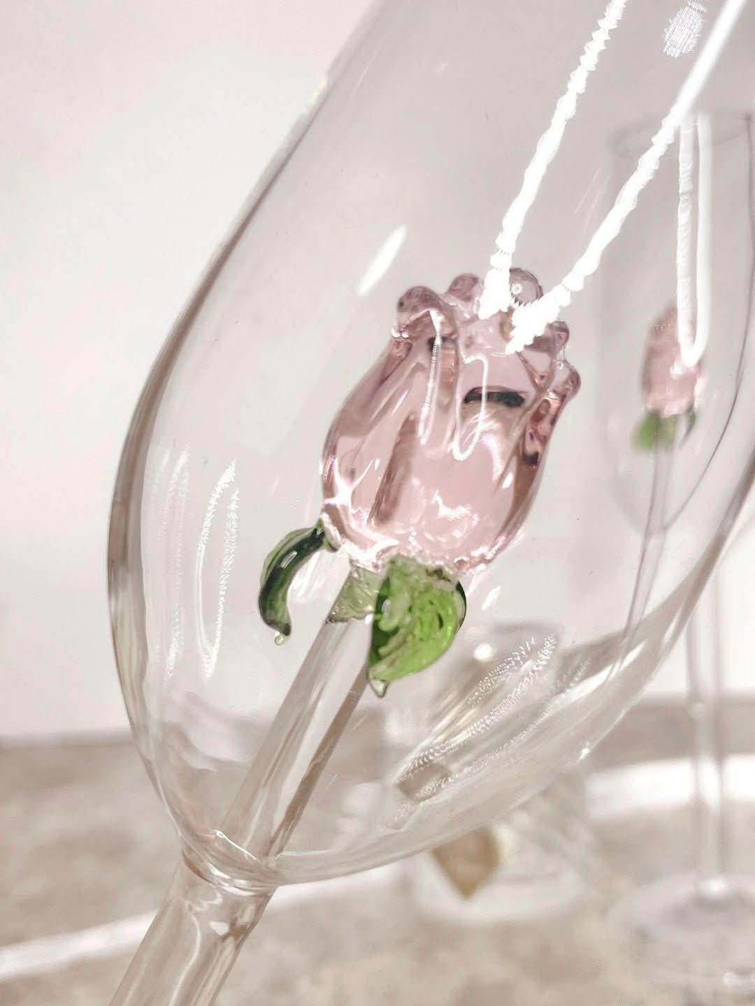 Stornfield | La Vie En Rose | Champagne Flute - Handmade