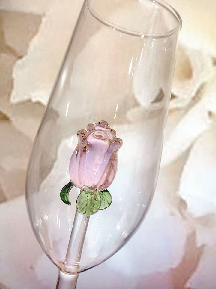 Stornfield | La Vie En Rose | Champagne Flute - Handmade