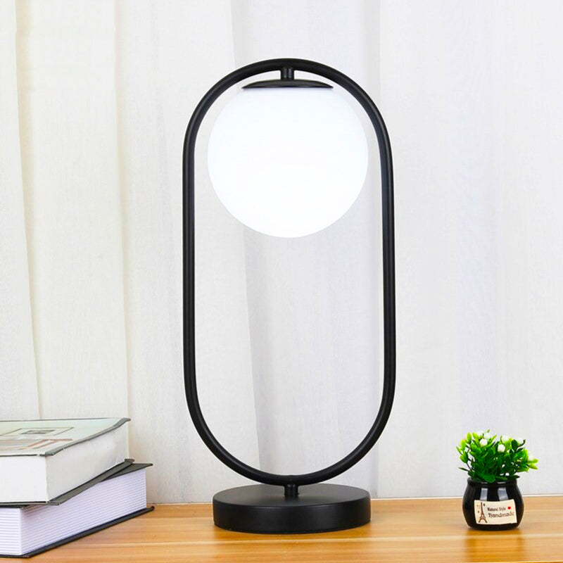 Design Moon Ball Bedside Lamp - Chic Glass Glow Light | Stornfield