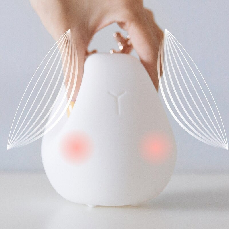 Cordless Silicone Children's Bedside Lamp with Cute Design | Stornfield