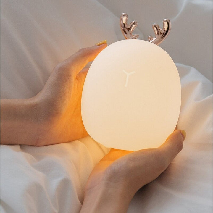 Cordless Silicone Children's Bedside Lamp with Cute Design | Stornfield