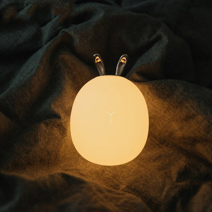 Cordless Silicone Children's Bedside Lamp with Cute Design | Stornfield