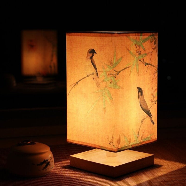 Stornfield | Paper Table Lamp | Japanese Scandinavian Style | Warm Light