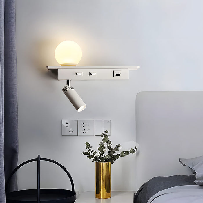 Stornfield | GlowPort – USB Wall Light with Adjustable Light and Smart Charging