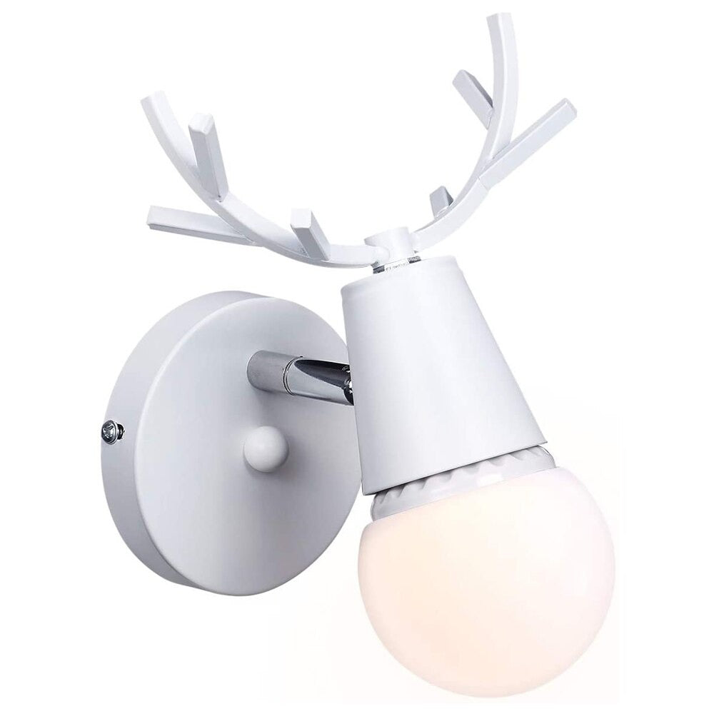 Deer Antler Wall Bedside Lamp Sconce in Nordic Style Design | Stornfield