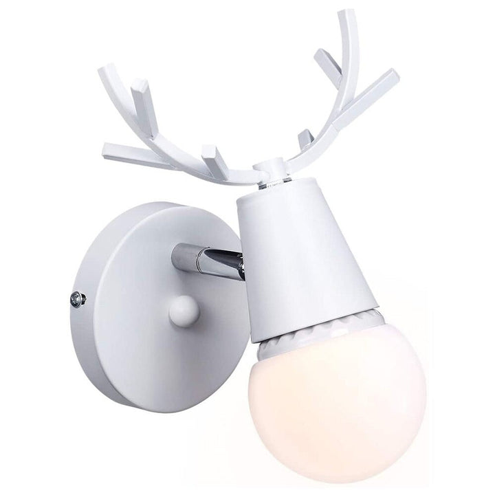 Deer Antler Wall Bedside Lamp Sconce in Nordic Style Design | Stornfield